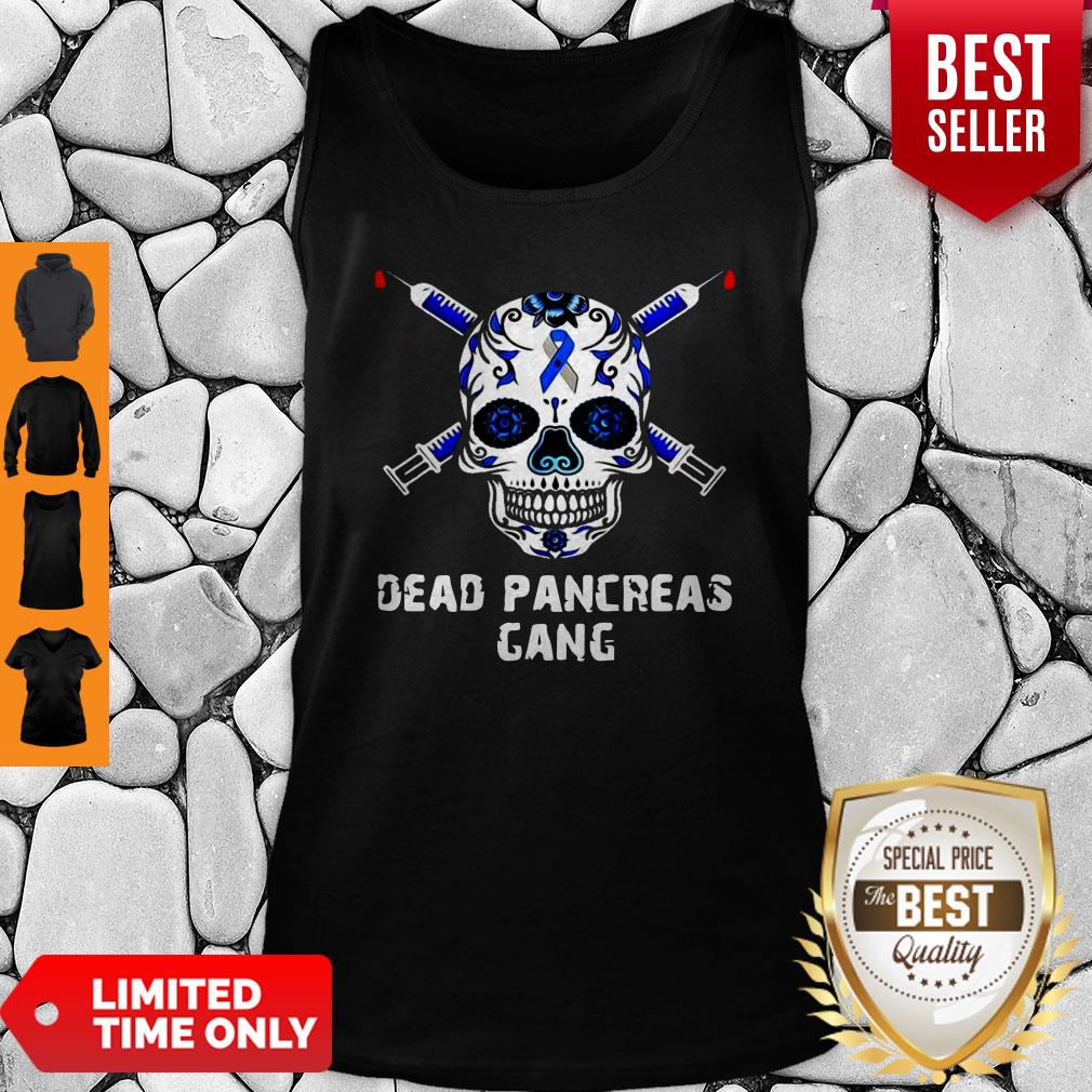 Premium Diabetes Skull Dead Pancreas Gang Shirt - Image 2