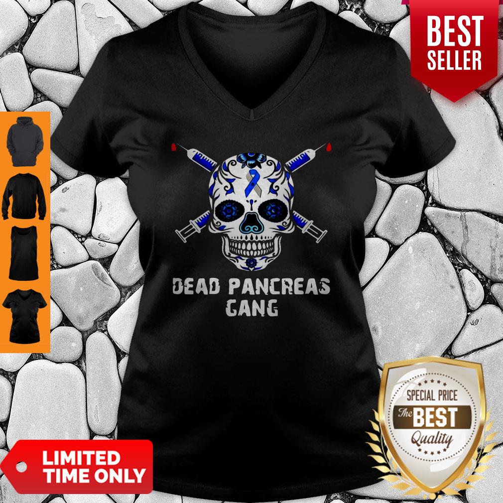Premium Diabetes Skull Dead Pancreas Gang Shirt - Image 5
