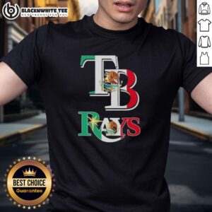 Awesome Tampa Bay Rays Baseball X Mexican Flag T-Shirt