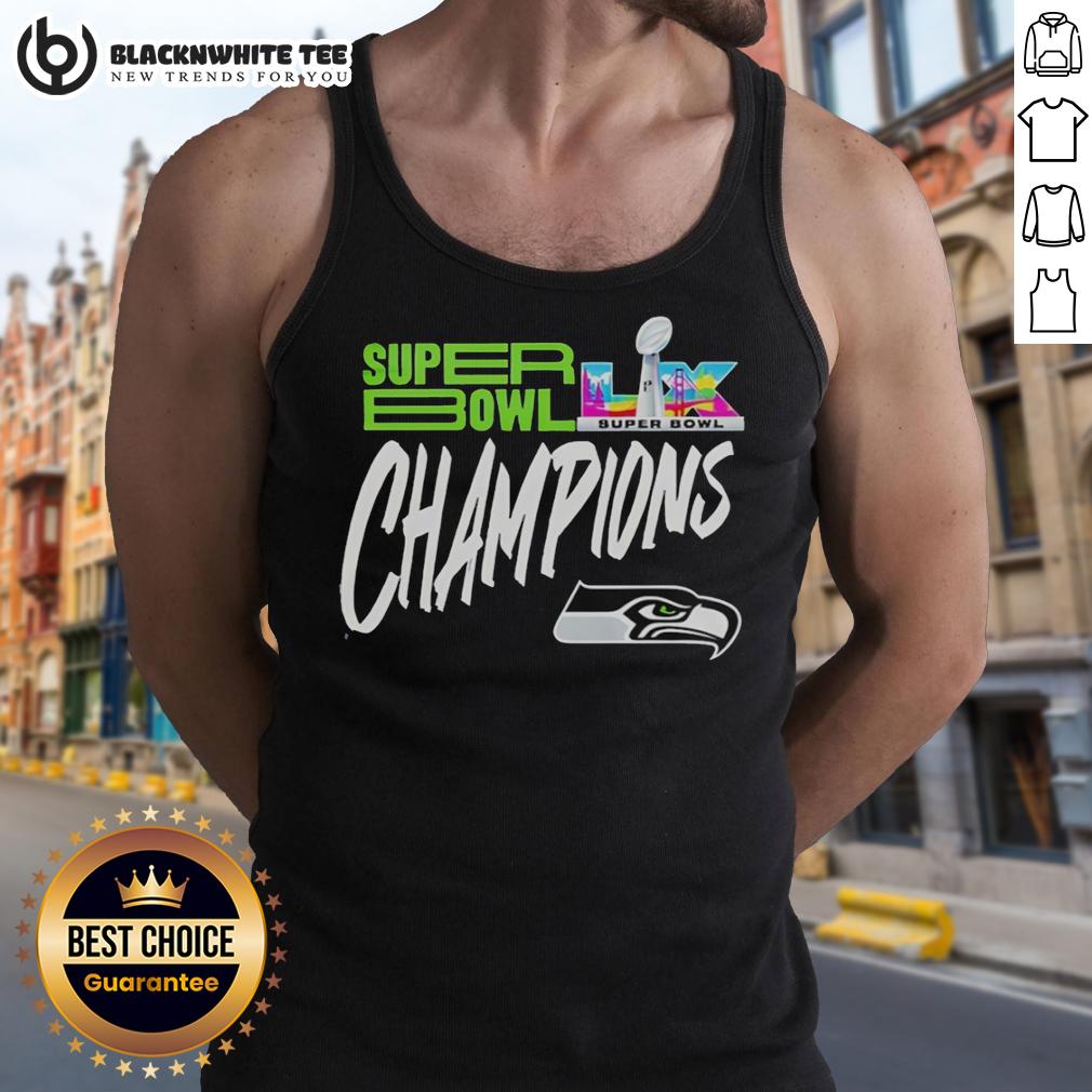 Good Seattle Seahawks Super Bowl LX Champions 2026 Logo Styled T-Shirt - Image 4