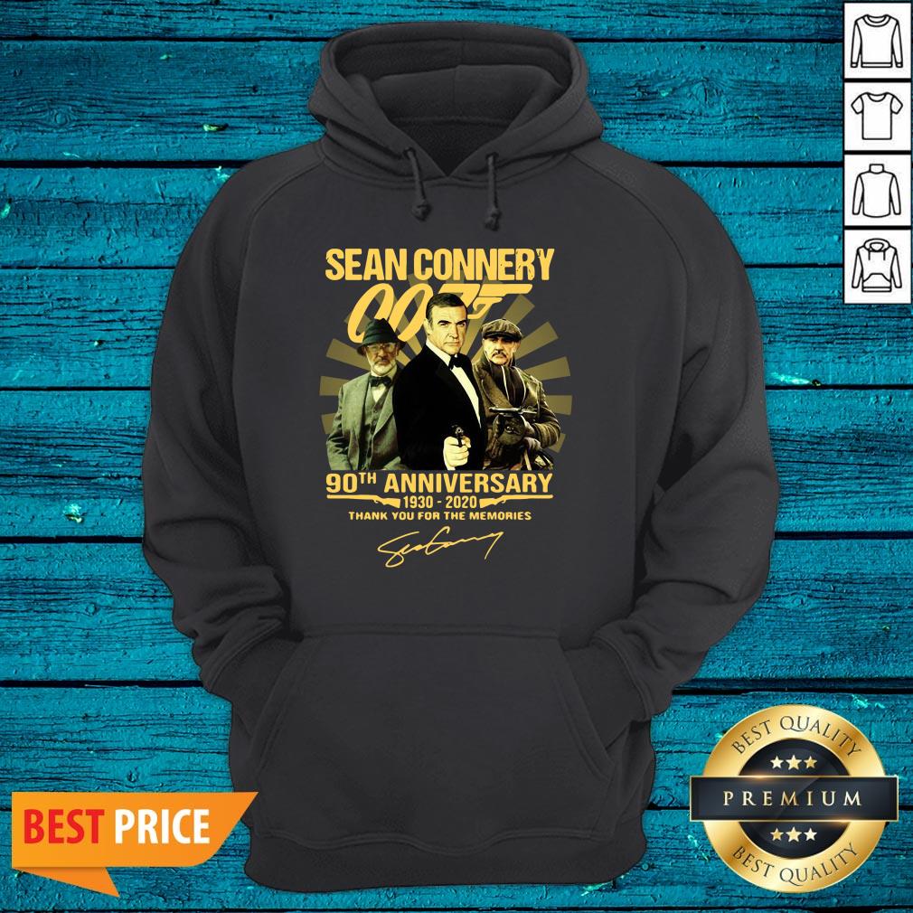 Pro Sean Connery 007 90th Anniversary Signature Thank You For The Memories Shirt - Image 4