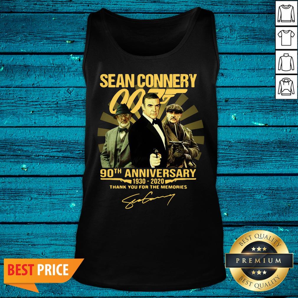 Pro Sean Connery 007 90th Anniversary Signature Thank You For The Memories Shirt - Image 2
