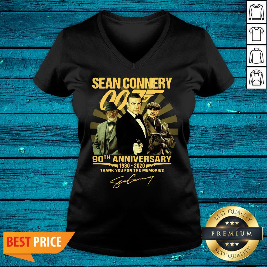 Pro Sean Connery 007 90th Anniversary Signature Thank You For The Memories Shirt - Image 5