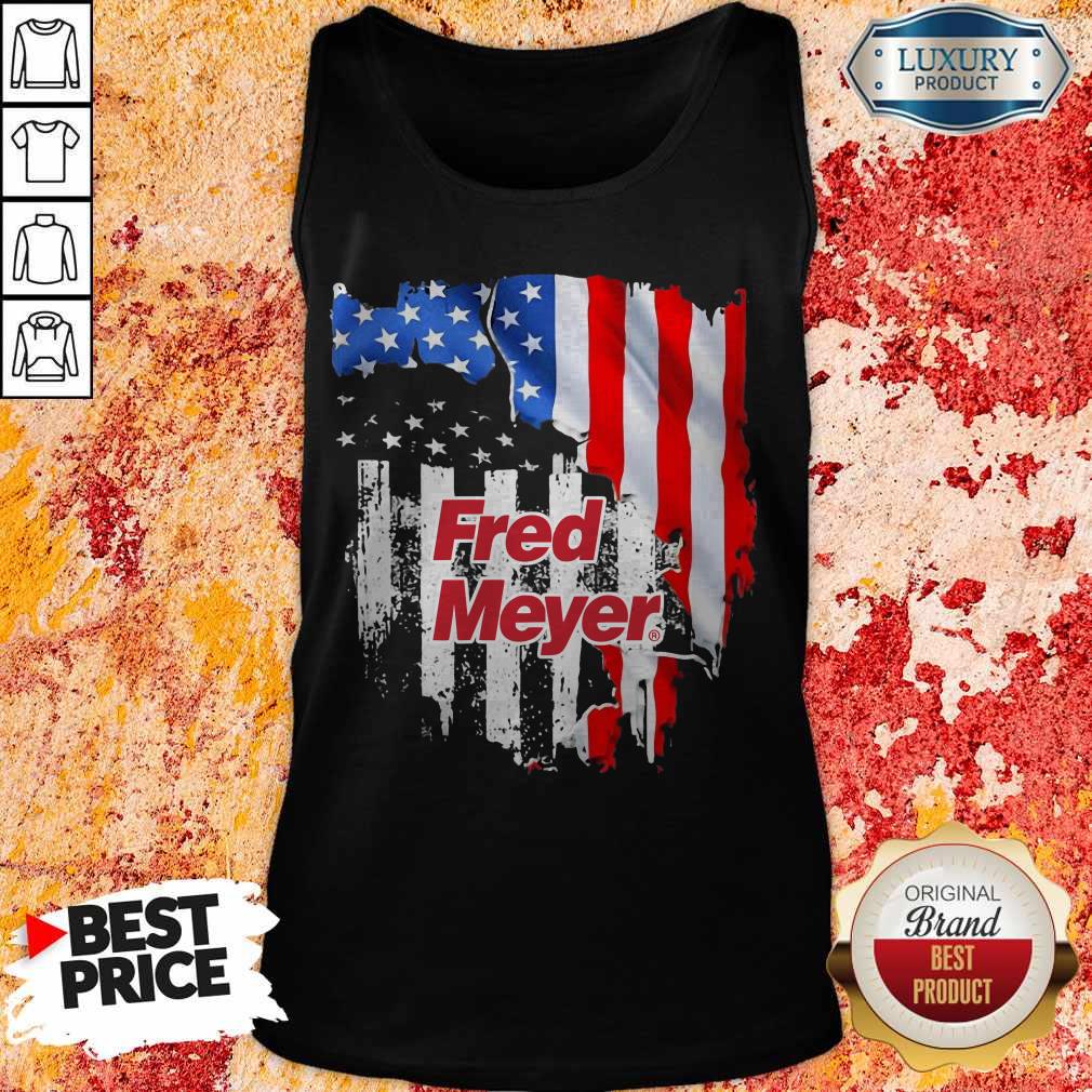 Fred Meyer American Flag Independence Day Shirt - Image 4
