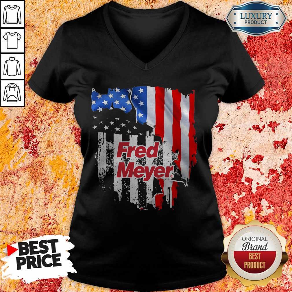 Fred Meyer American Flag Independence Day Shirt - Image 3