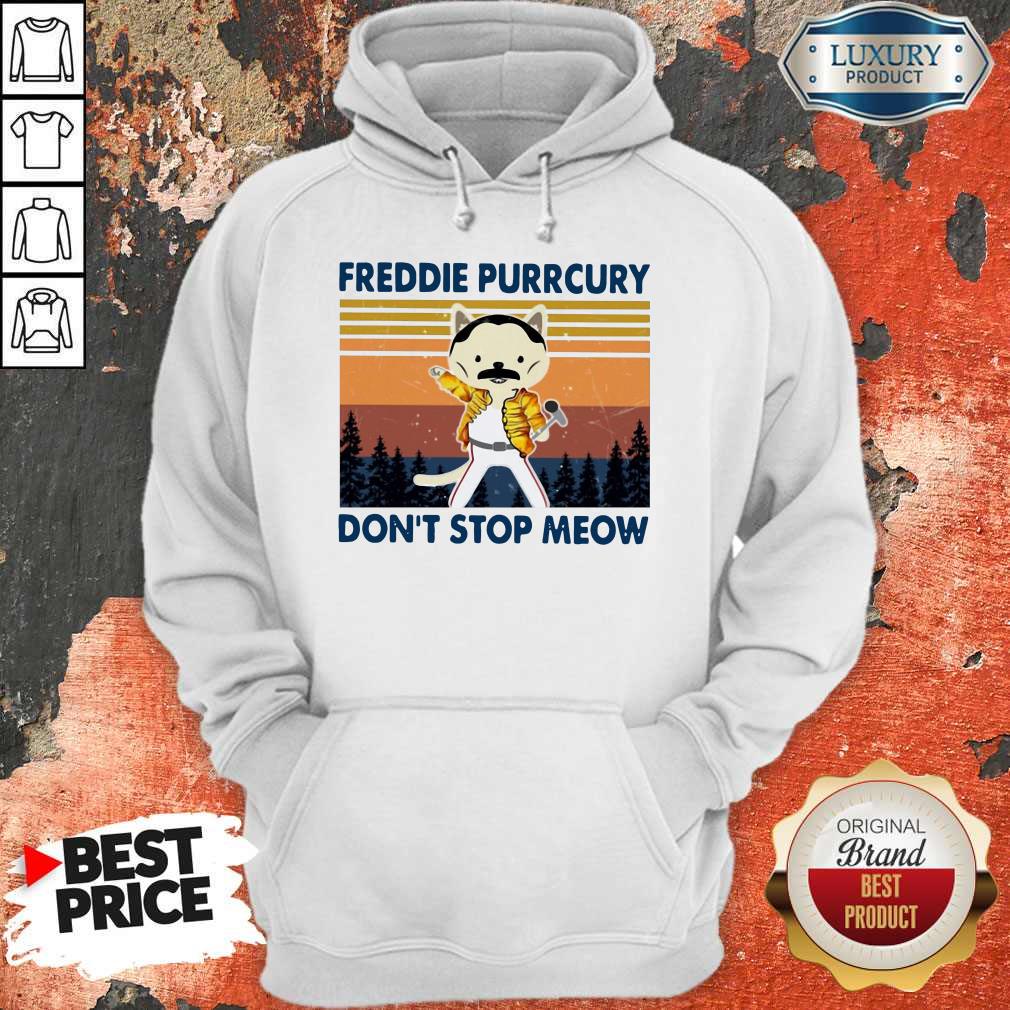 Freddie Purrcury Don’t Stop Meow Vintage Shirt - Image 4