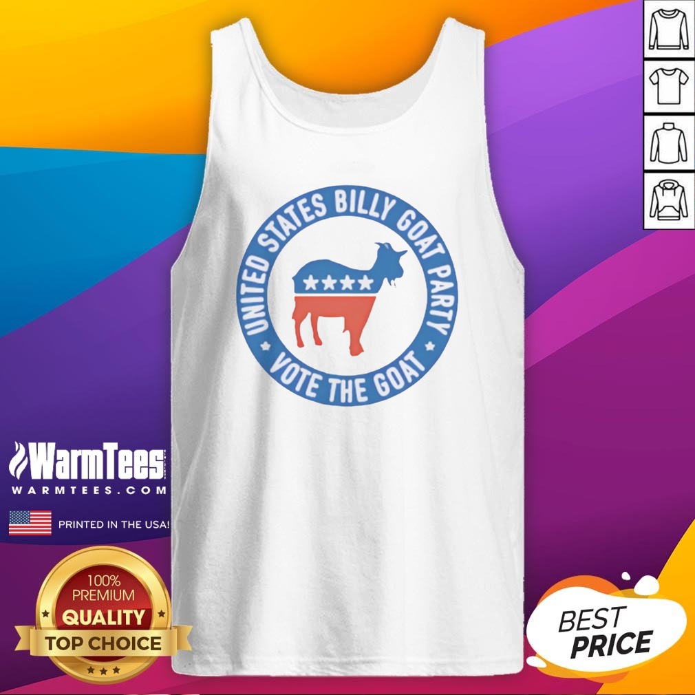 Funny United States Billy Goat Party Vote The Goat American Politics Satire Shirt - Image 4