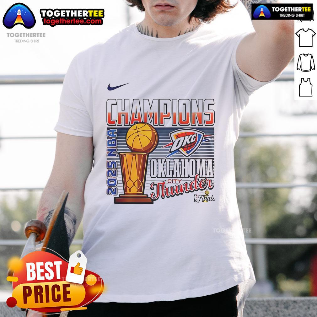 Top 2025 NBA Champions Oklahoma City Thunder Cup T-Shirt