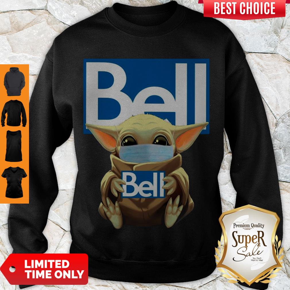 Hot Baby Yoda Face Mask Hug Bell Shirt - Image 3