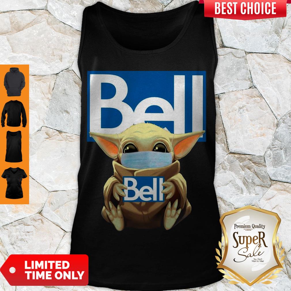 Hot Baby Yoda Face Mask Hug Bell Shirt - Image 4