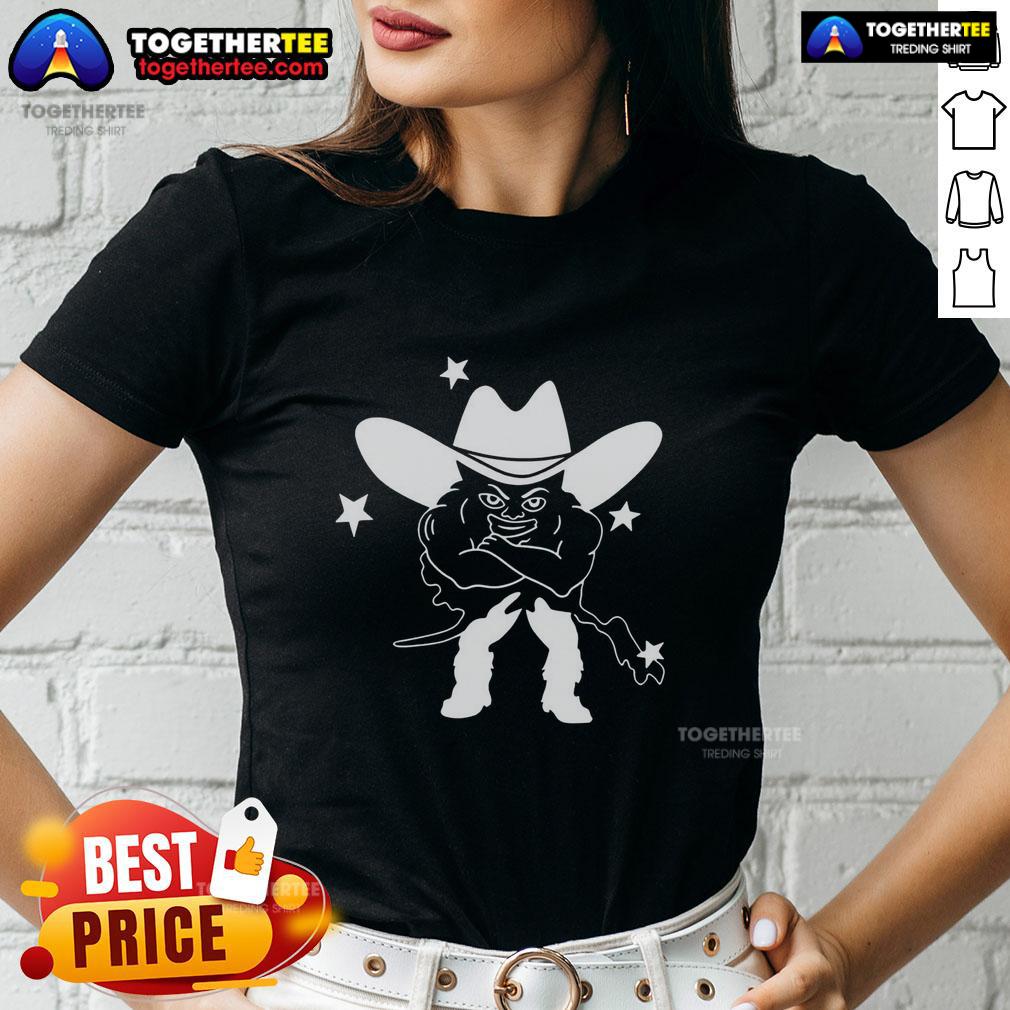 Awesome Medium Build Weird Guy Cowboy T-Shirt - Image 3