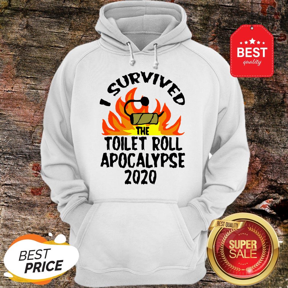 I Survived The Toilet Roll Apocalypse 2020 Toilet Paper Shirt - Image 5