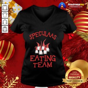 Alternative view of Nice Gnomes Speculaas Eating Team Shirt