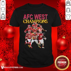 Nice Kansas City Chiefs AFC West Champions Signatures Shirt