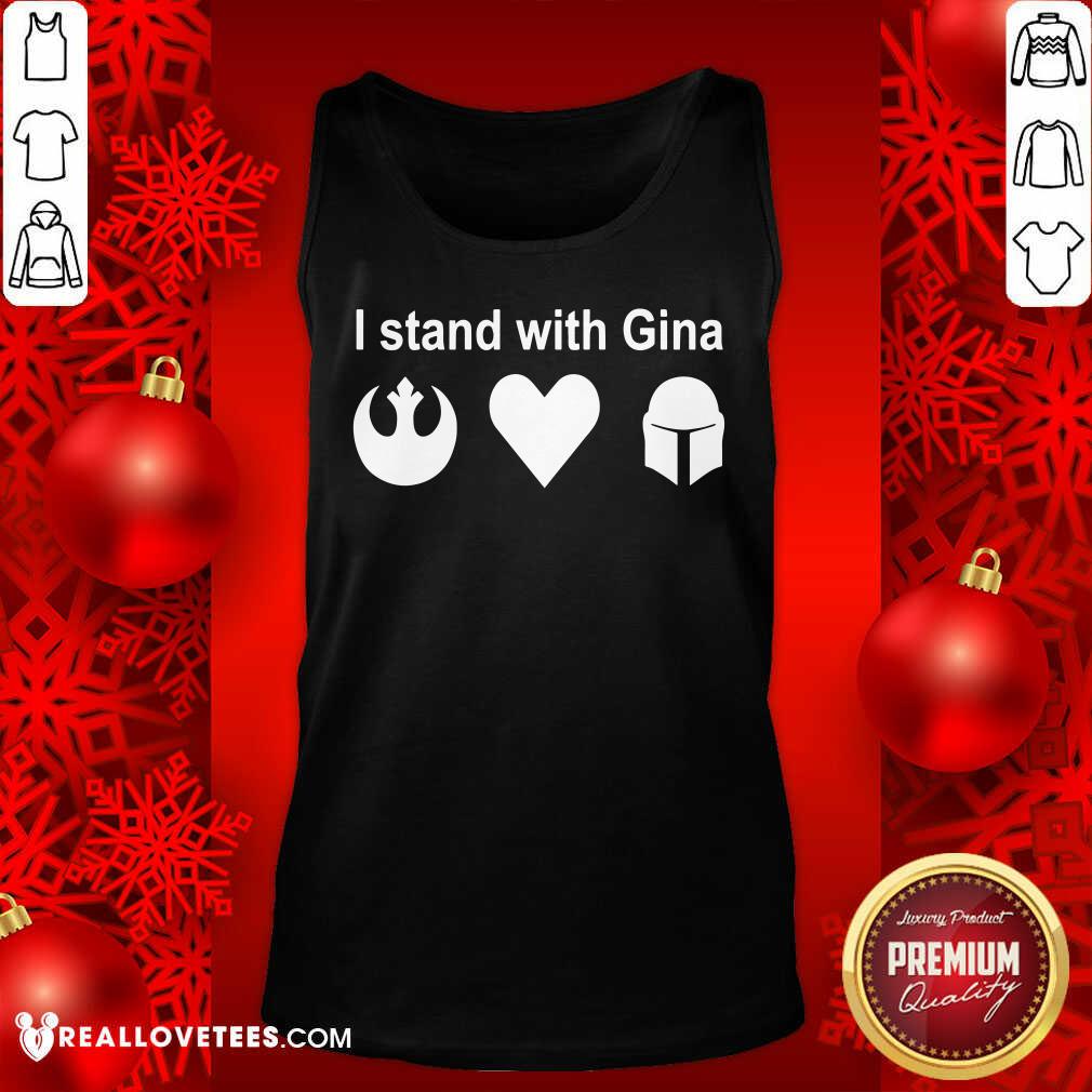 Premium I Stand With Gina Shirt - Image 2