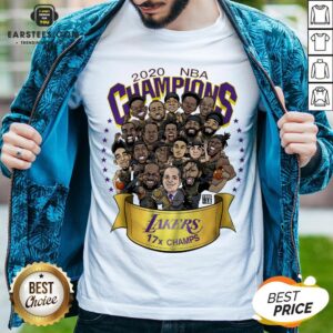 Good 2020 Nba Champions Los Angeles Lakers 17 Champs Cartoon Shirt