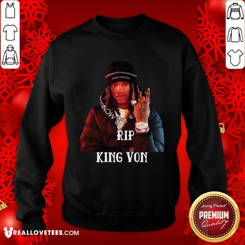 Awesome Rip King Von Shirt - Image 3