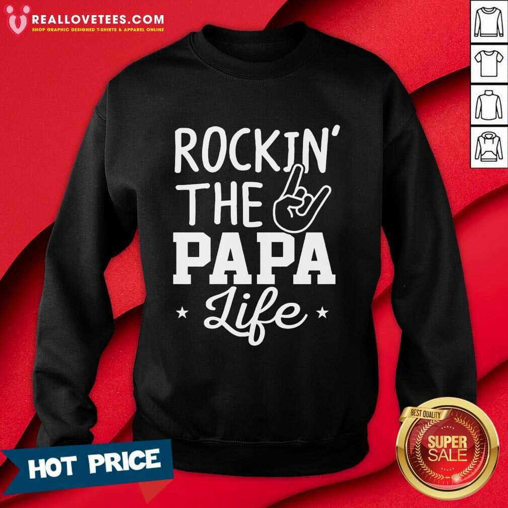 Rockin The Papa Life Shirt - Image 4