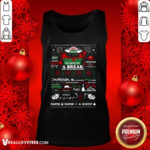 Alternative view of Vip Central Perk We Were On A Break Miss Chanandler Bong Ugly Christmas Shirt