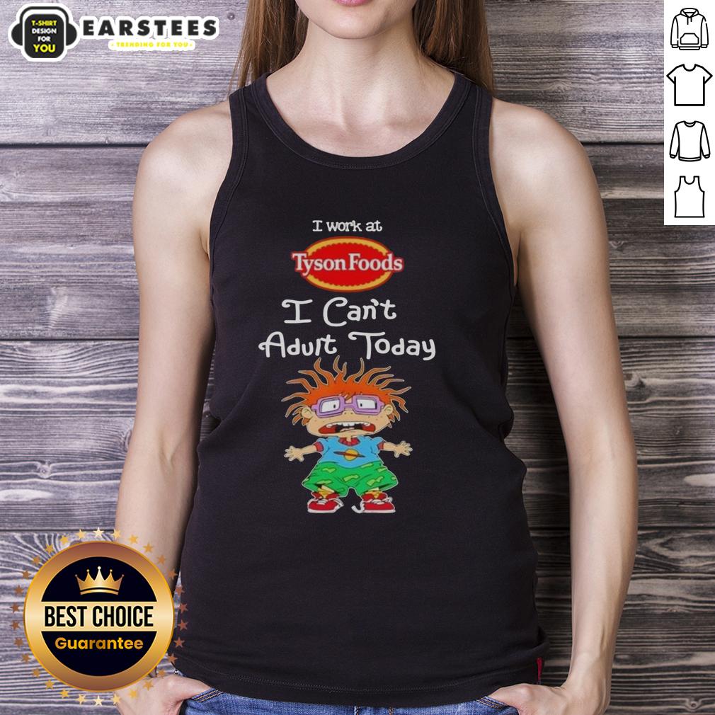 Awesome Chuckie Finster I Work At Tyson Foods I Can't Adult Today T-Shirt - Image 4