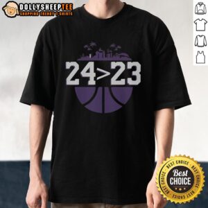 Nice Los Angeles Lakers 24 Over 23 T-Shirt