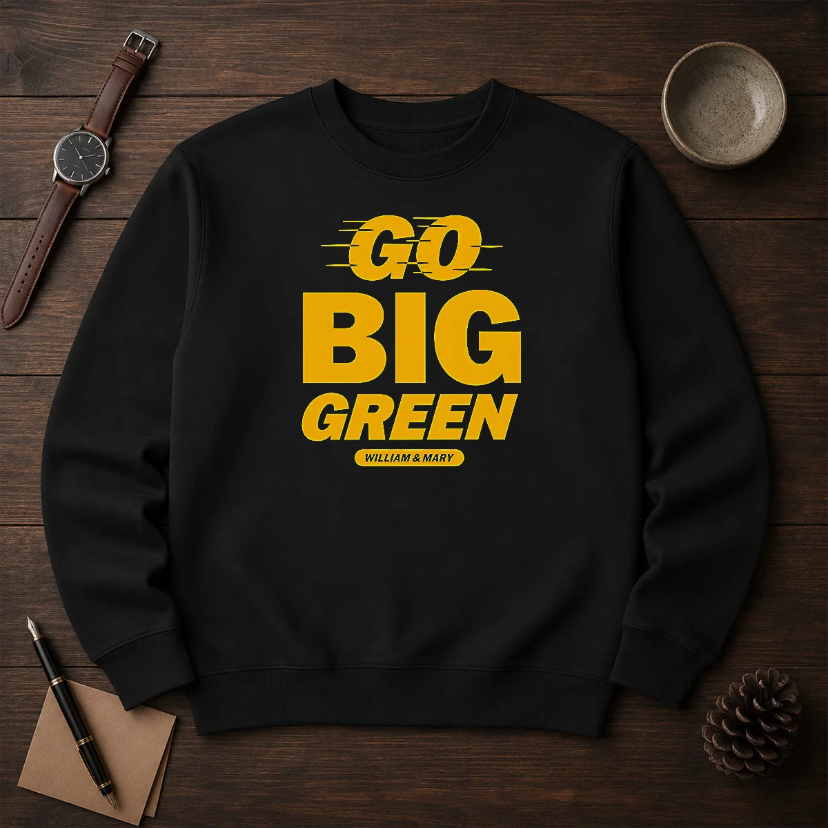 Funny William And Mary Tribe Go Big Green Shirt - Image 7