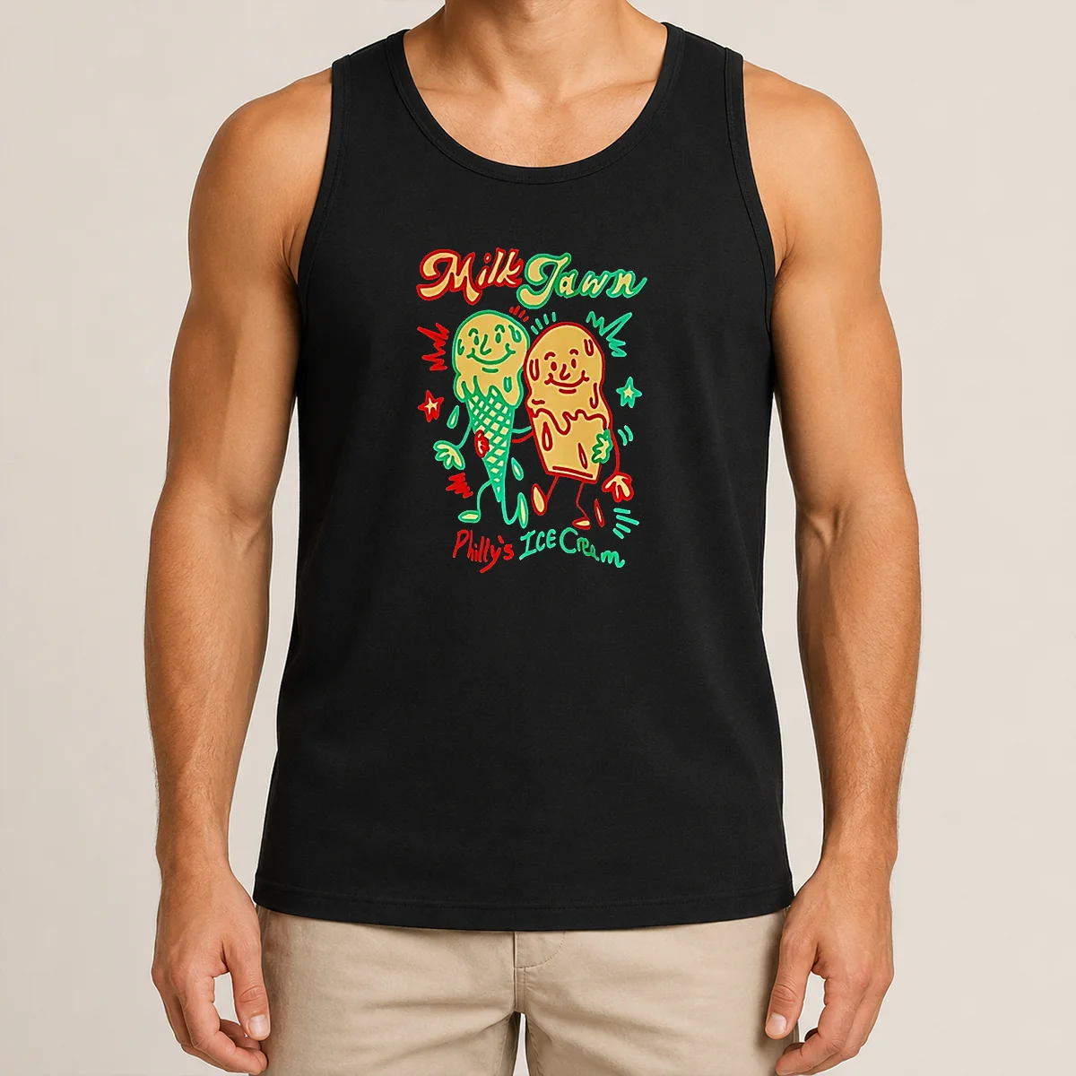 Hot Milk Jawn Philly'S ICE Cream Shirt - Image 3