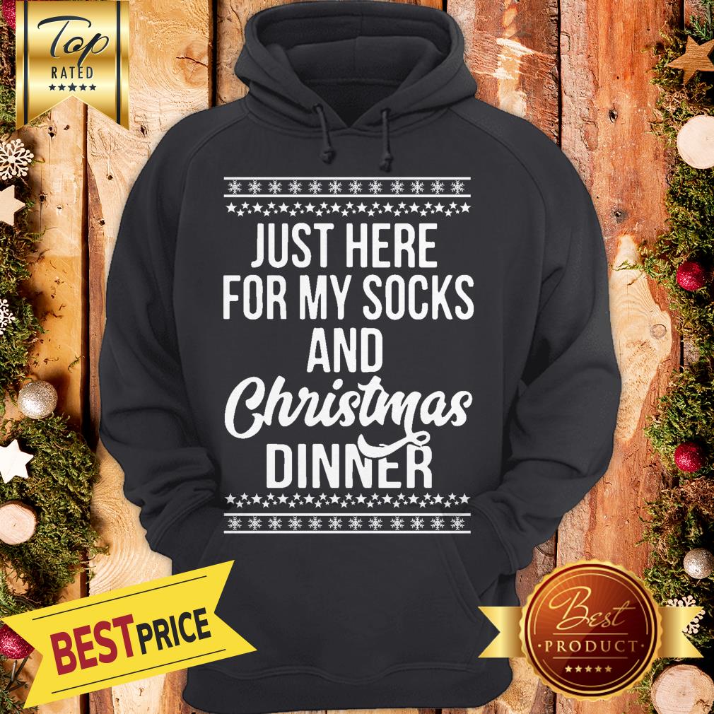 Official Just Here For My Socks And Christmas Dinner Shirt - Image 5