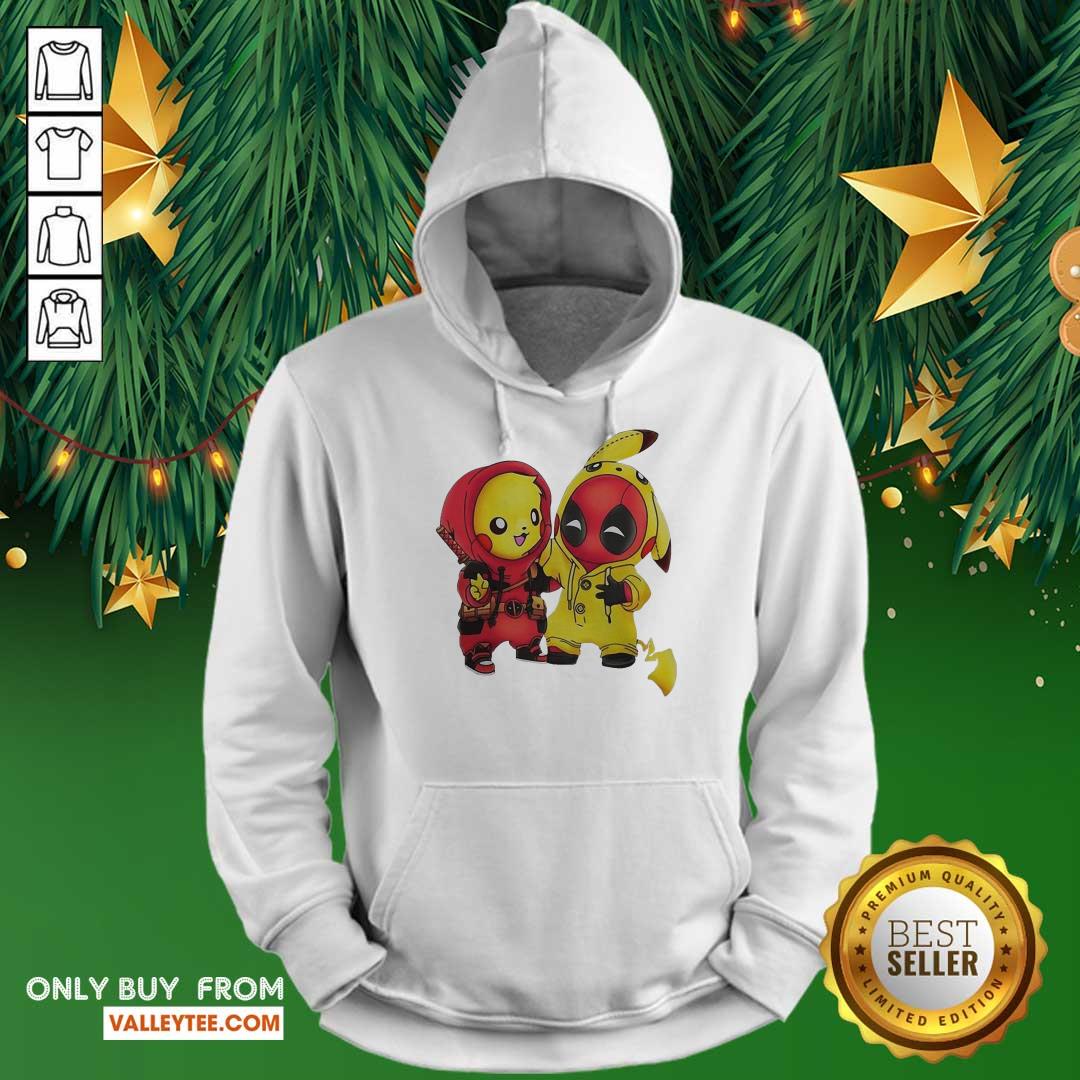 Cute Pikapool Pikachu Pokemon And Deadpool 2021 Shirt - Image 2
