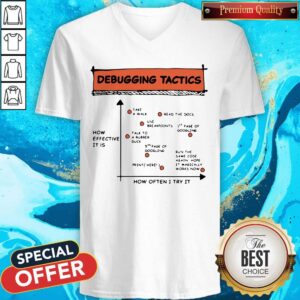 Alternative view of Nice Debugging Tactics How Often I Try It Shirt