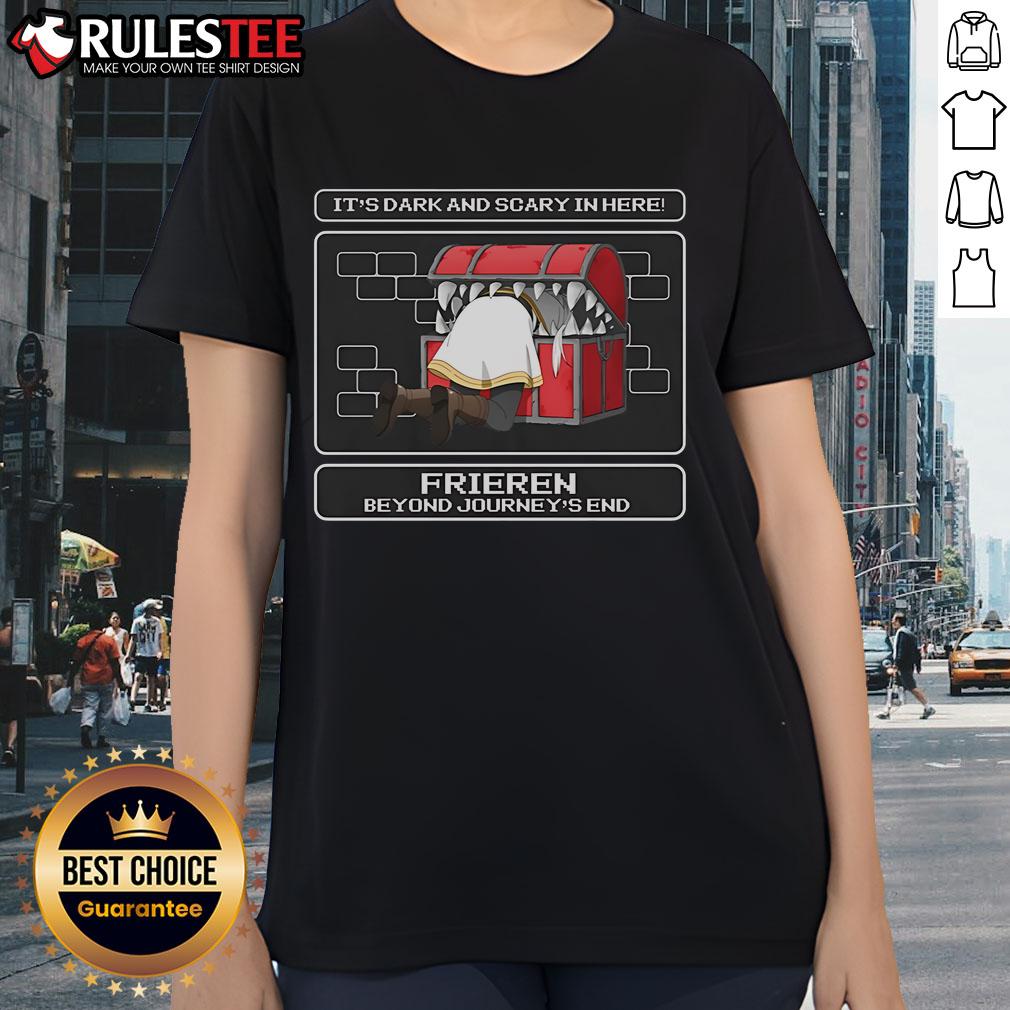 Funny It's Dark And Scary In Here Frieren Beyond Journey's End T-Shirt - Image 3