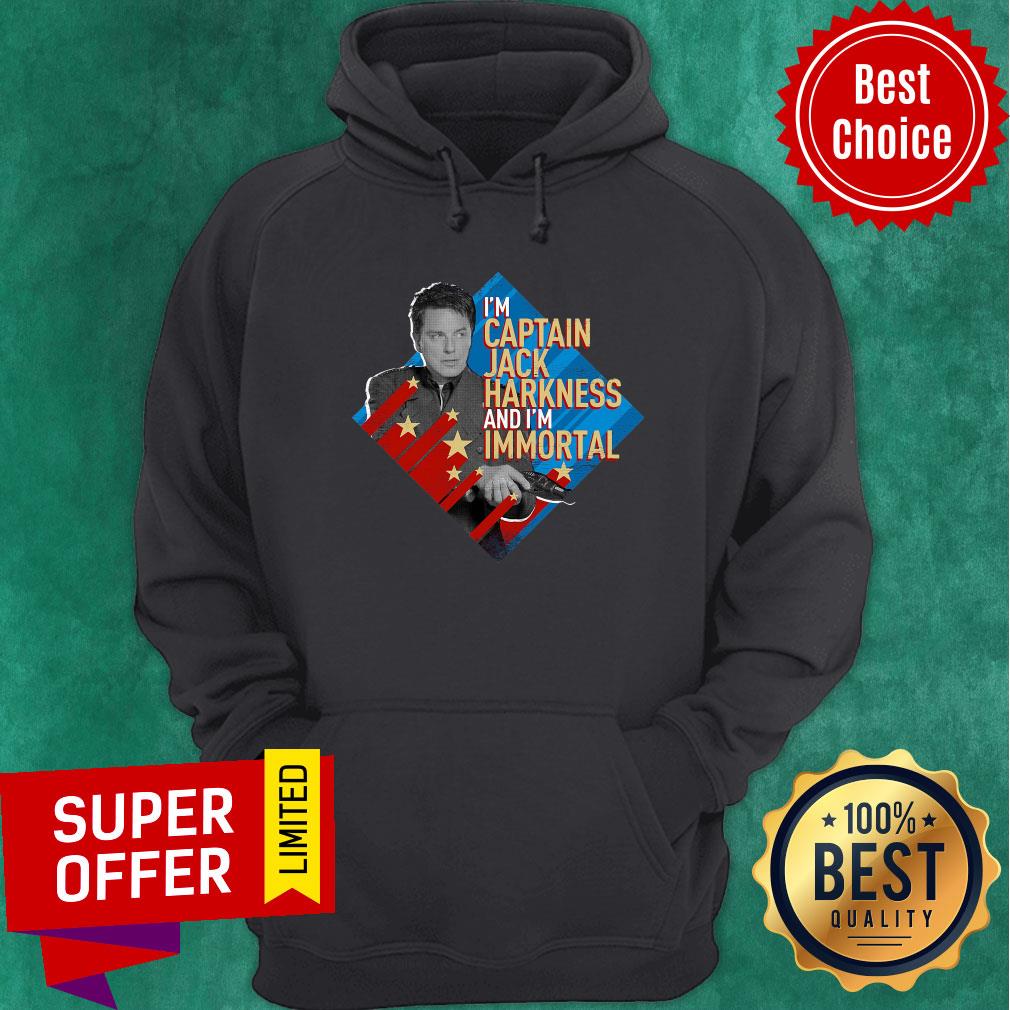 Nice I'm Captain Jack Harkness And I'm Immortal Shirt - Image 2