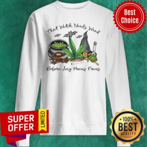 Alternative view of Awesome That Witch Needs Weed Before Ant Hocus Pocus Shirt