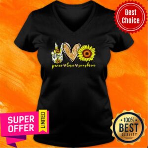 Alternative view of Peace Love Sunshine Sunflower Shirt