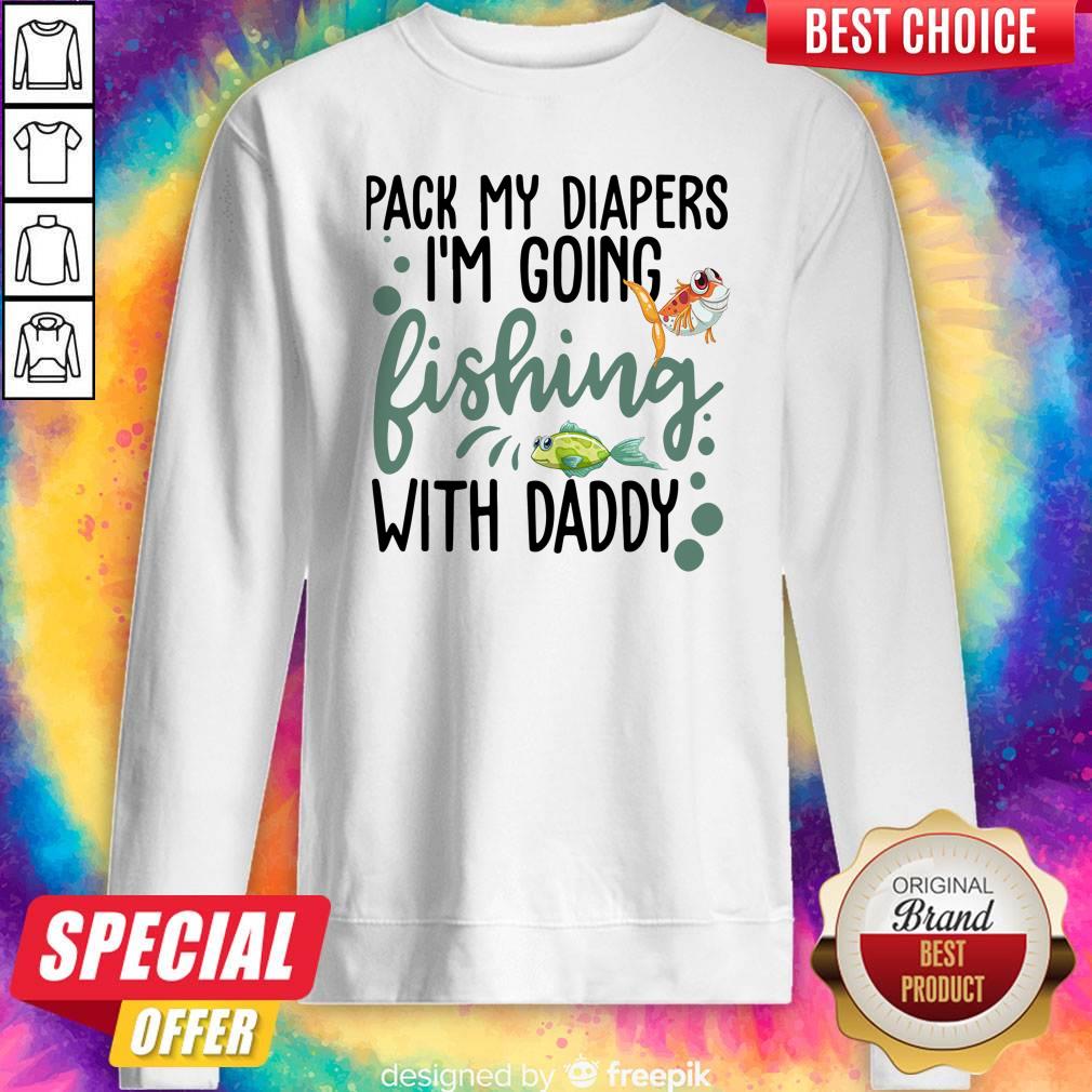 Pretty Pack My Diapers I’m Going Hunting With Daddy Shirt - Image 5