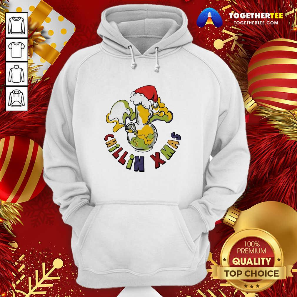 Beautiful Pot Of Cannabis Chillin Xmas Shirt - Image 5