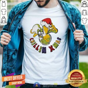 Beautiful Pot Of Cannabis Chillin Xmas Shirt