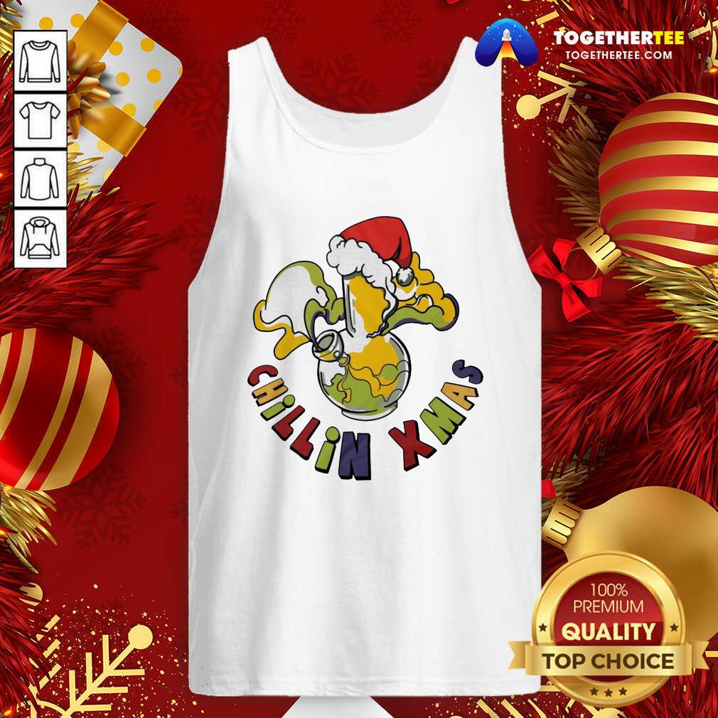 Beautiful Pot Of Cannabis Chillin Xmas Shirt - Image 3