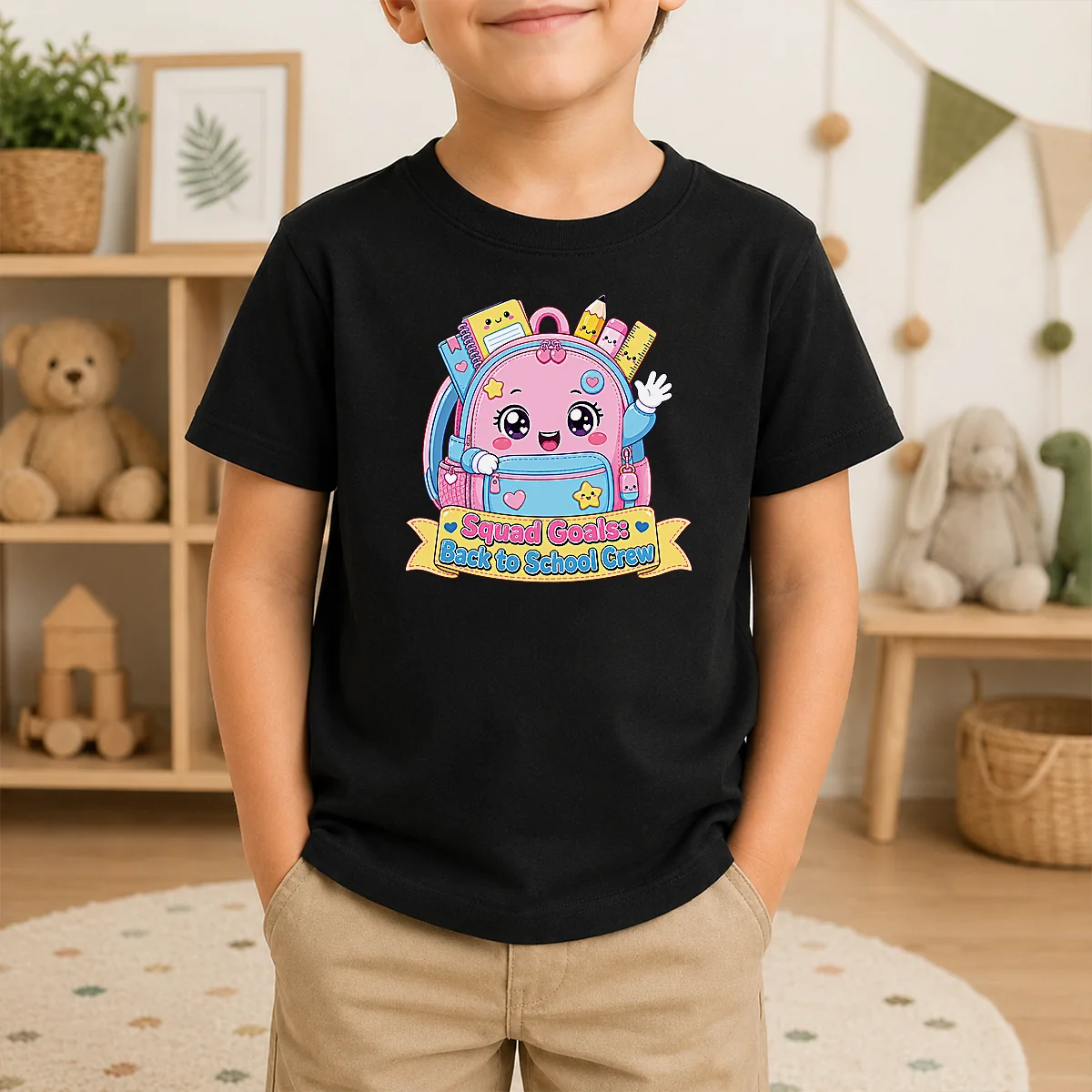 Hot Premium Back To School Squad Kawaii For Kids Shirt - Image 9