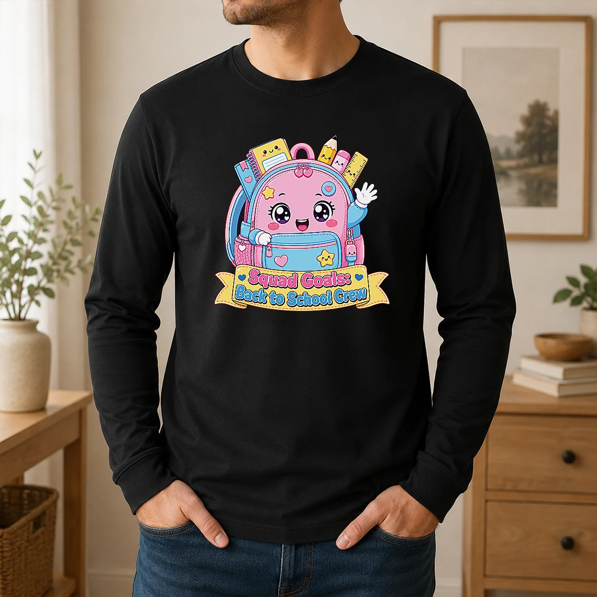 Hot Premium Back To School Squad Kawaii For Kids Shirt - Image 6