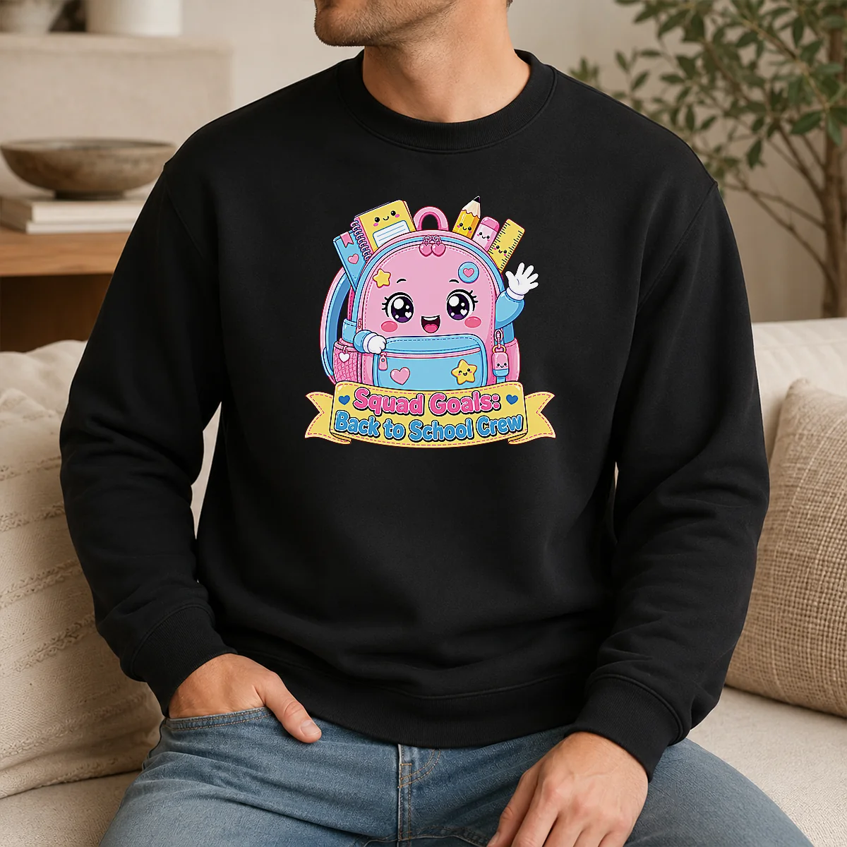 Hot Premium Back To School Squad Kawaii For Kids Shirt - Image 7