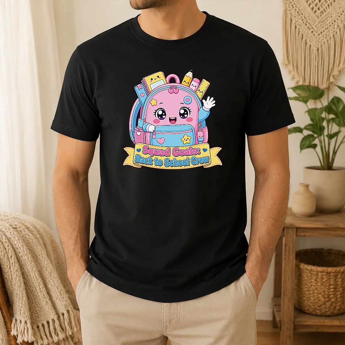 Hot Premium Back To School Squad Kawaii For Kids Shirt