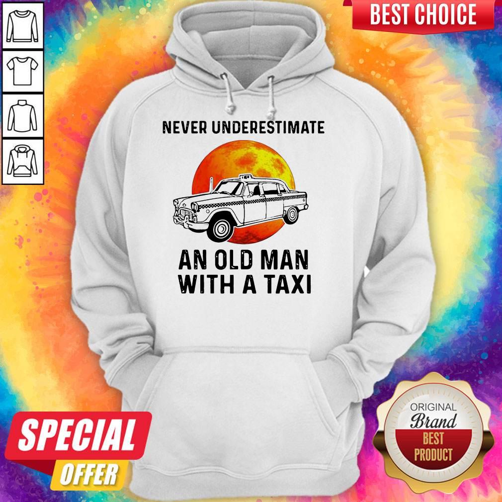 Never Underestimate An Old Man With A Taxi Sunset Shirt - Image 5