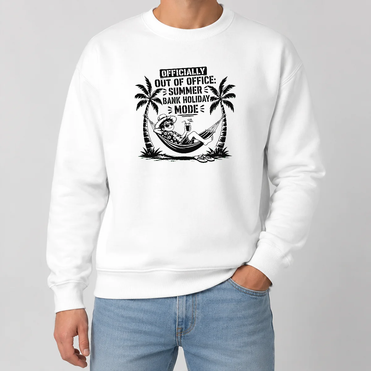Original Pretty Summer Bank Holiday Stencil For Relaxed Vibes Shirt - Image 7