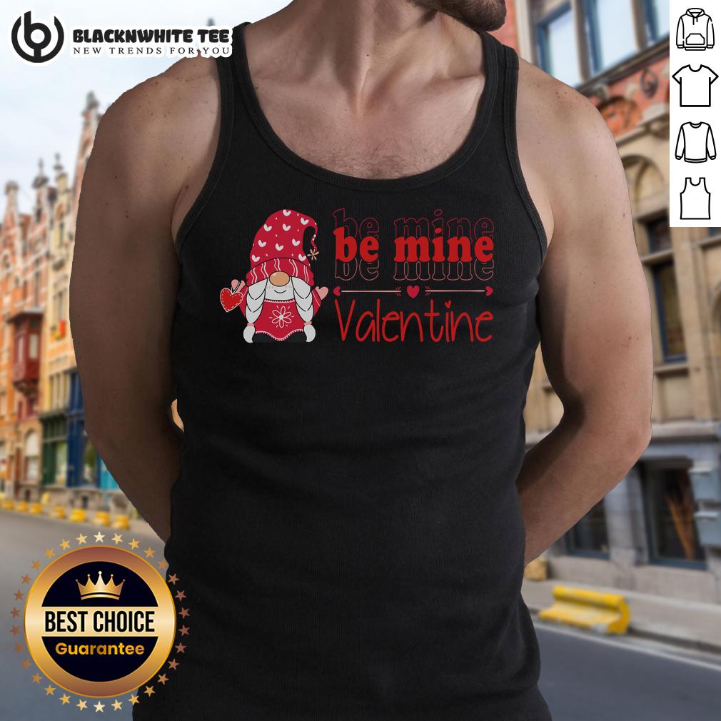 Awesome Be Mine Valentine Gnome Cute Love Heart Valentine's Day T-Shirt - Image 4