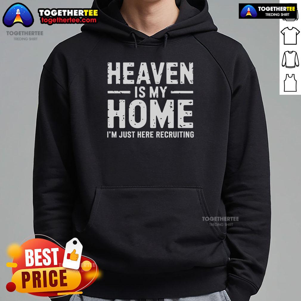 Official Heaven Is My Home Christian Religious Jesus T-Shirt - Image 2