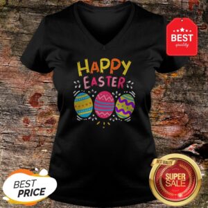 Alternative view of Colorful Eggs Happy Easter Day Shirt