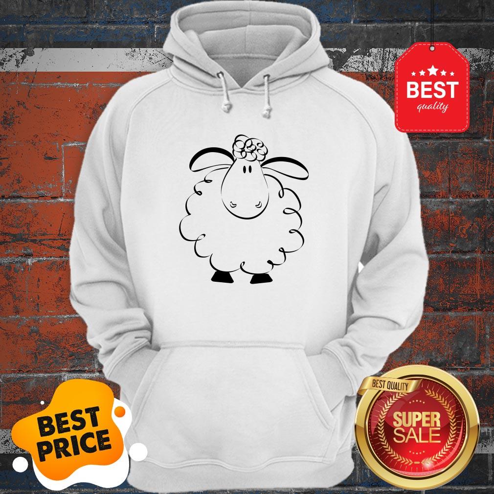 Cute Male White Sheep Couple Shirt - Image 5