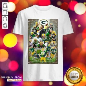 Pretty Green Bay Packers Team FootballPlayers 2021 Signatures Shirt