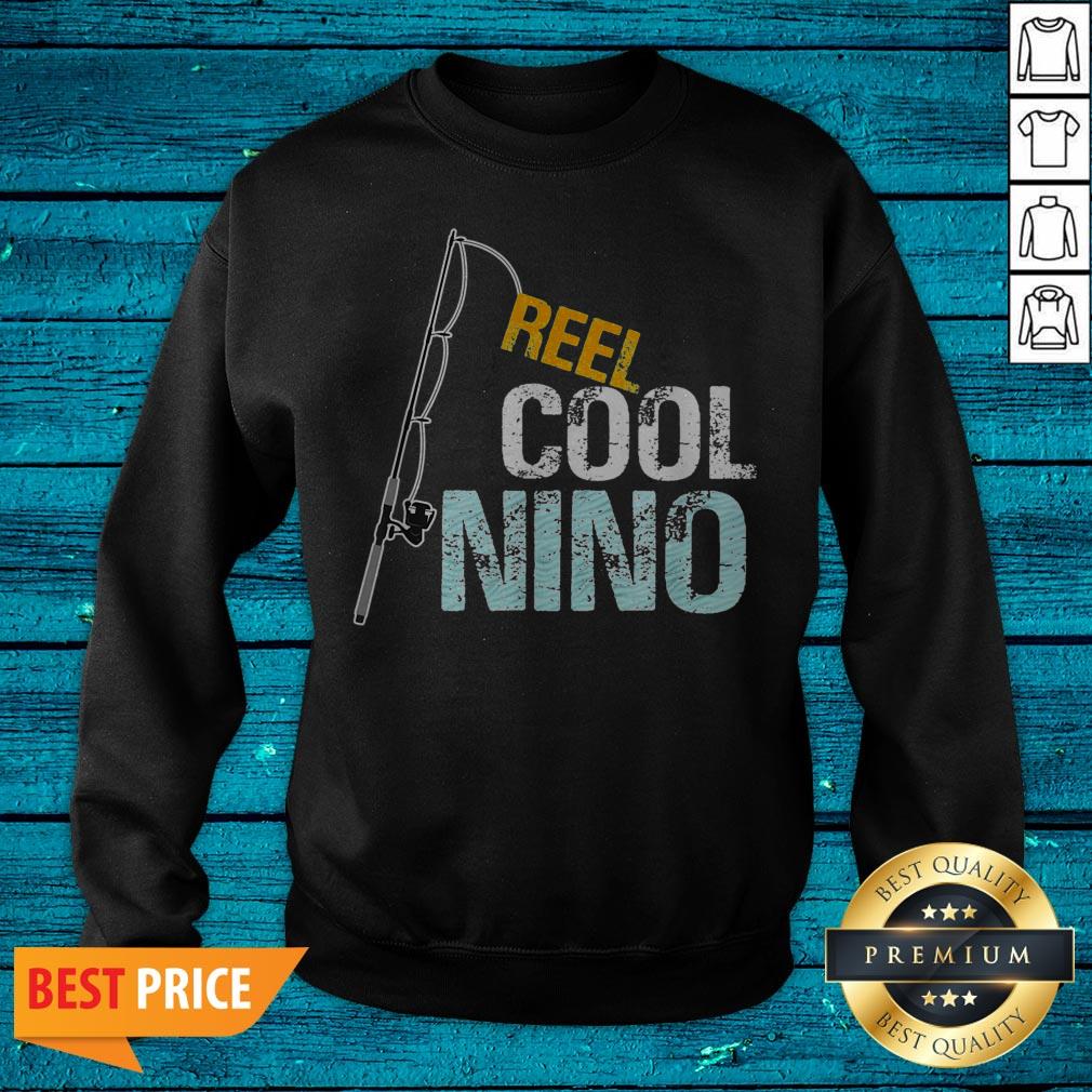 Reel Cool Nino Graphic Gift For Spanish Mexican Godfather Shirt - Image 2